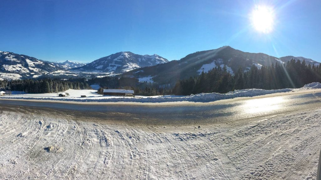 Wintercamping Alpenpanorama