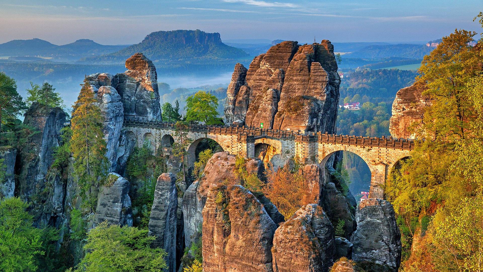 Basteibrücke in der Sächsischen Schweiz
